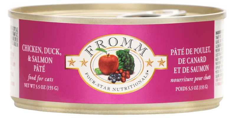 Fromm Four-Star - Chat Adulte Pâté d'Agneau - Nourriture Humide pour Chats