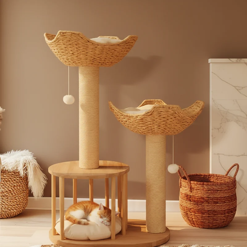 Arbre à Chat Design en bois - WARM