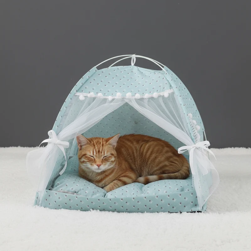 Tente-Lit Coquille pour Chat | Maison Cocon Respirante