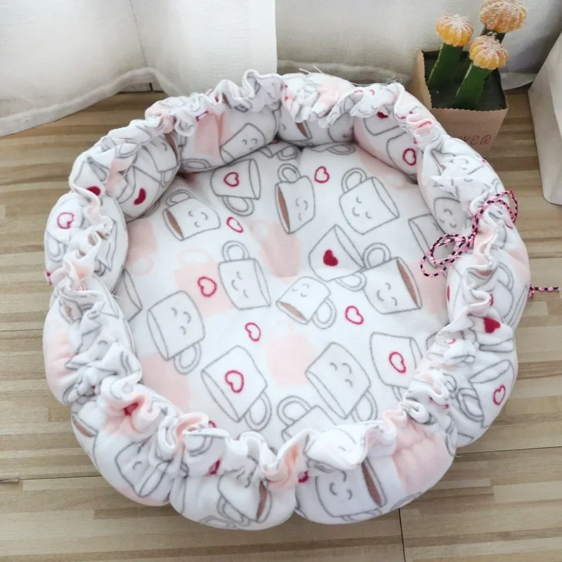 Panier Cordon Coulissant pour Chat | Coussin 2-en-1