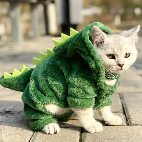 Déguisement pour Chat - Dinosaure