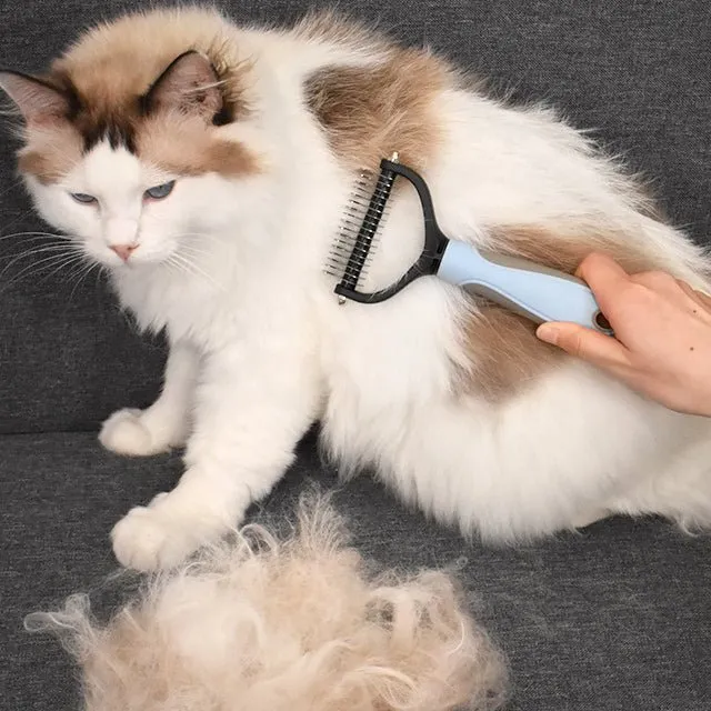 Brosse chat poil long