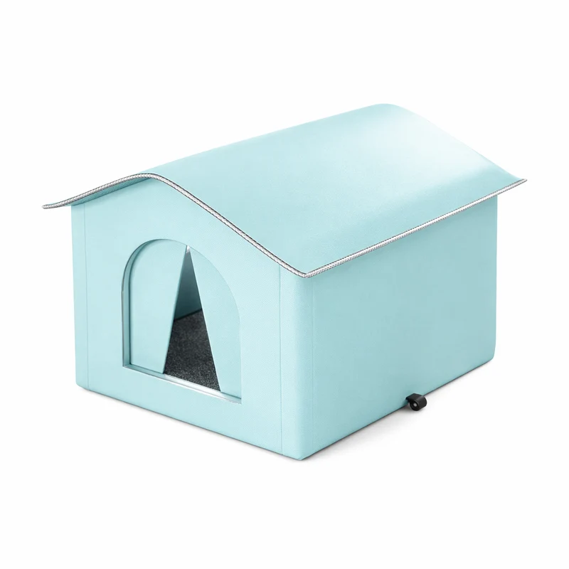 Niche Extérieure pour Chat avec Toit Incliné