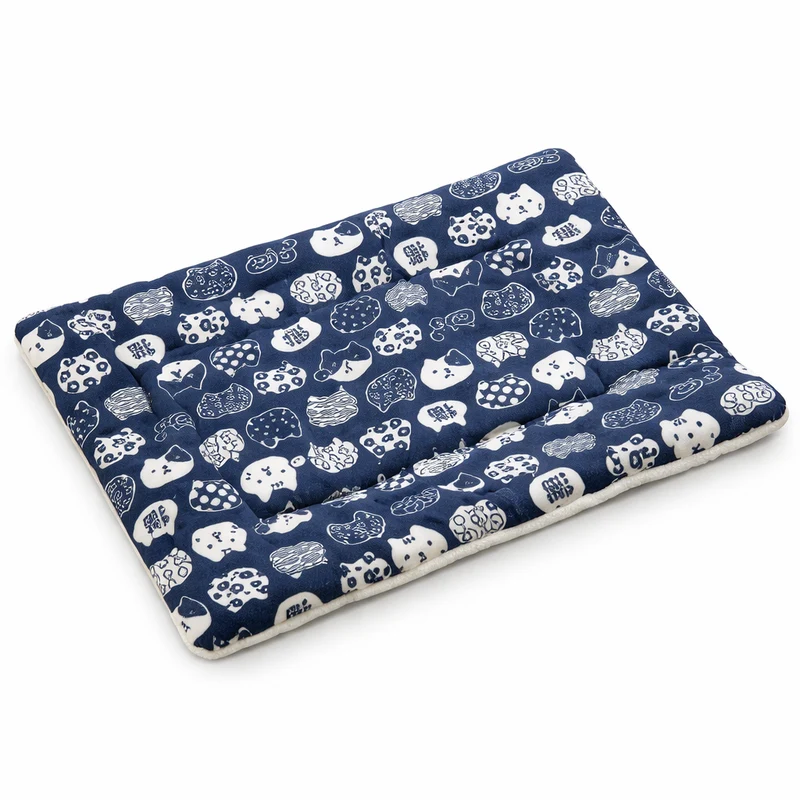 Tapis pour chat en tissu imprimé avec rembourrage