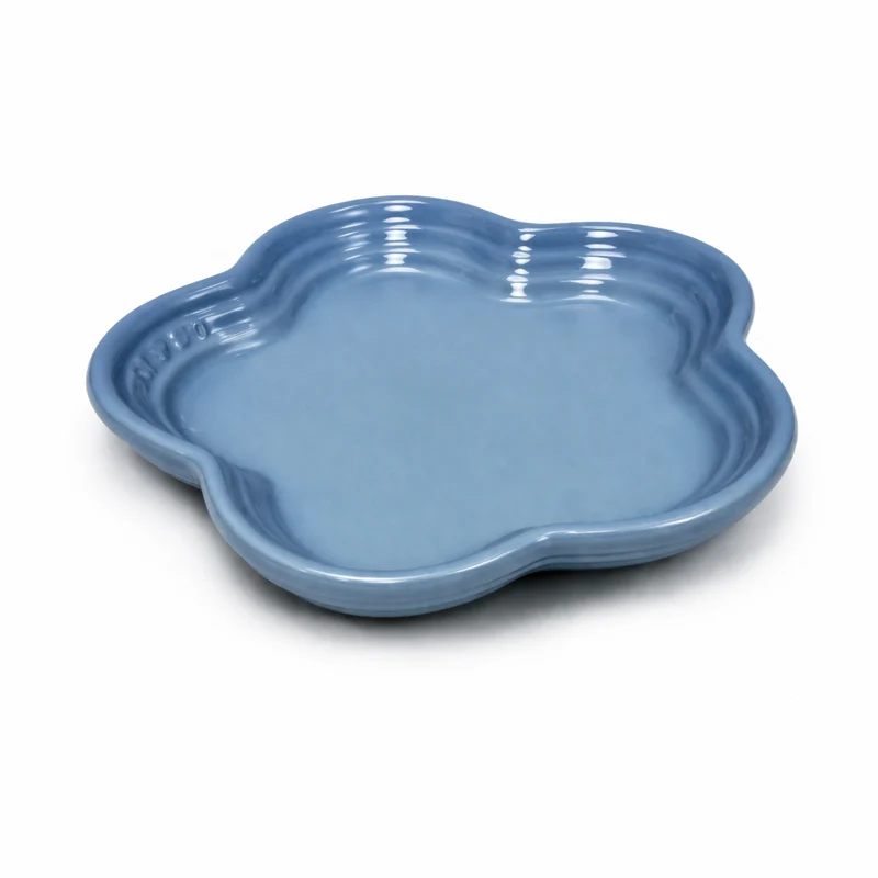 Gamelle pour chat en céramique forme fleur 14 cm