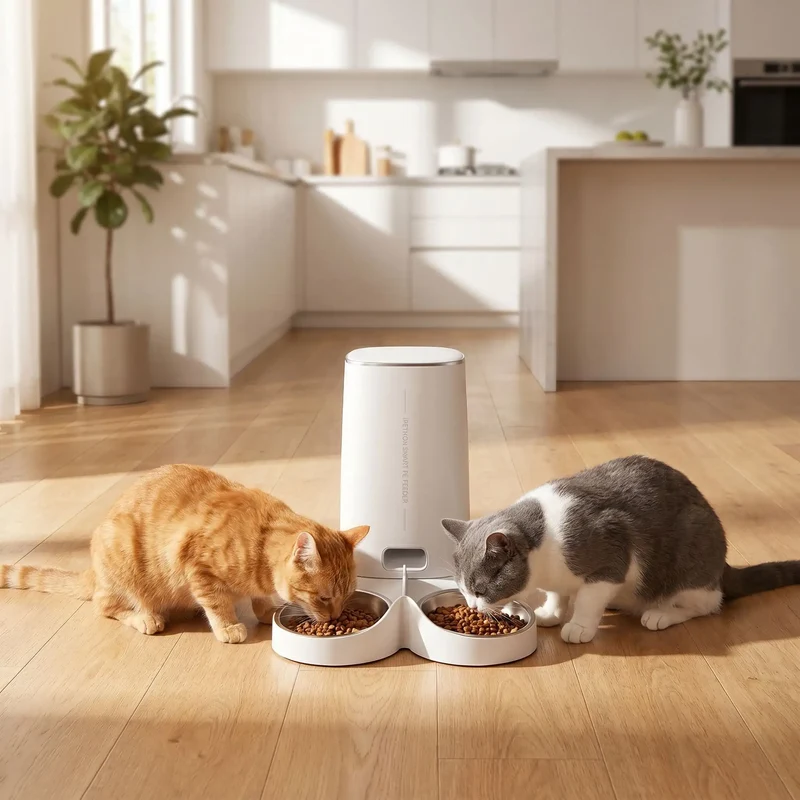 Distributeur automatique de croquettes pour 2 chats - Smart Duo Feeder