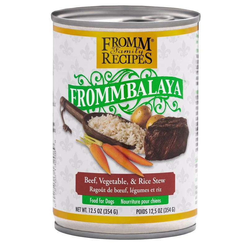 Fromm Family Recipes - Frommbalaya Beef, Vegetable, & Rice Stew - Canned Dog Food (354g)