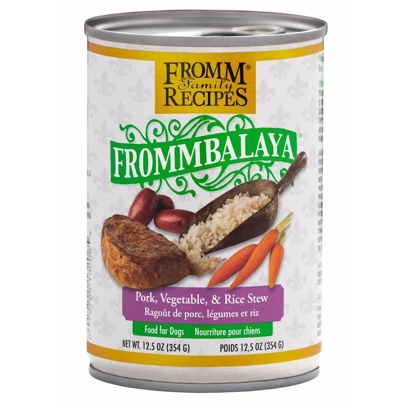 Fromm Family Recipes - Frommbalaya Pork, Vegetable, & Rice Stew - Canned Dog Food (354g)