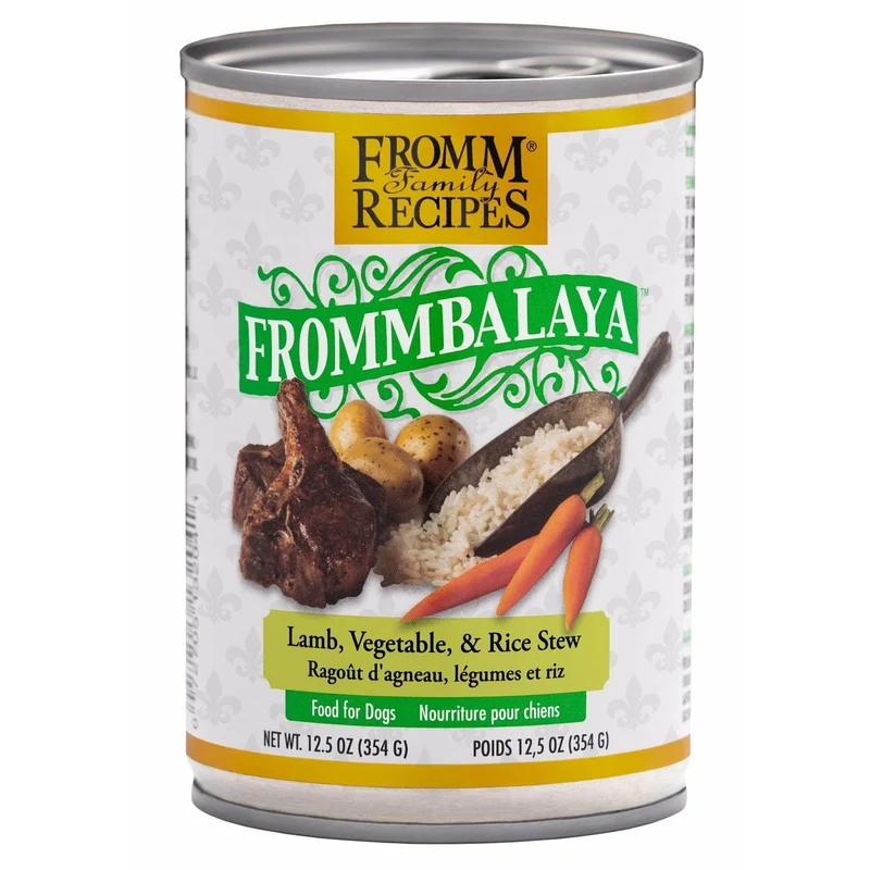 Fromm Family Recipes - Frommbalaya Lamb, Vegetable, & Rice Stew - Canned Dog Food (354g)