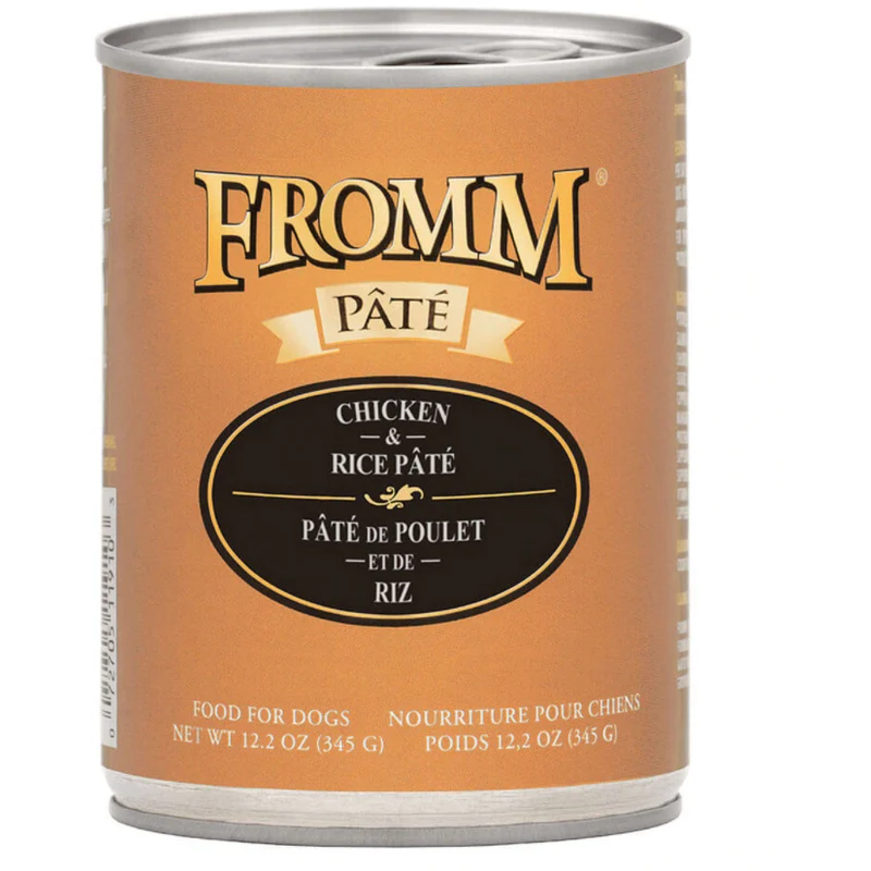 Fromm Pâté / Gold - Chicken & Rice - Canned Dog Food (345g)
