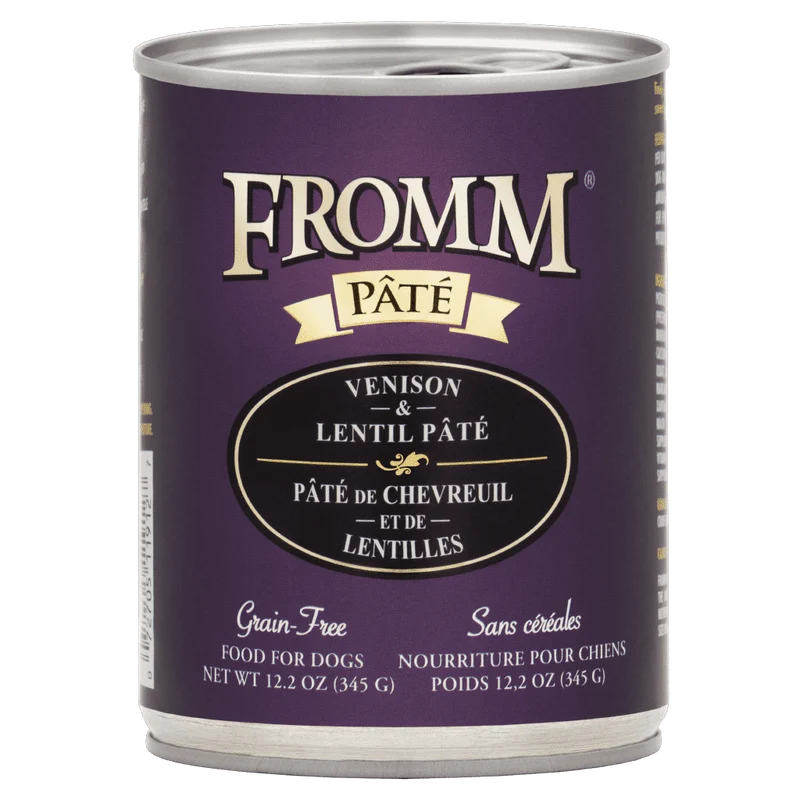 Fromm Pâté / Gold - Venison & Lentil - Canned Dog Food (345g)