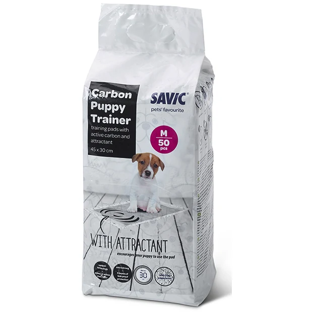 Savic Puppy Trainer Carbon Medium Pads - 50pcs