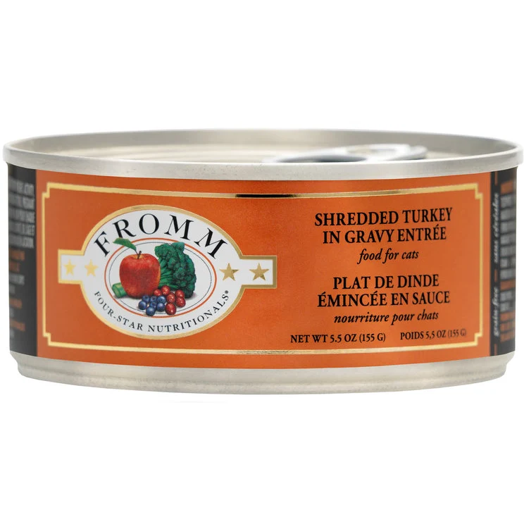 Fromm Four-Star Shredded Turkey in Gravy Entrée - Canned Cat Food