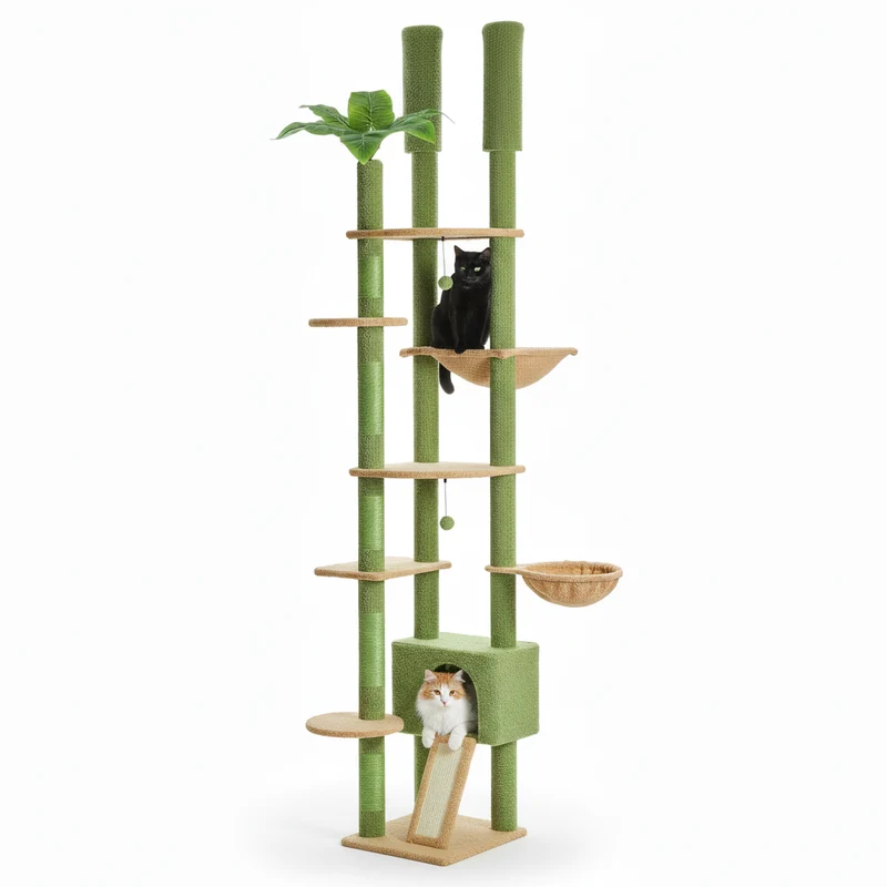 Arbre à Chat en bois -PALM TREE