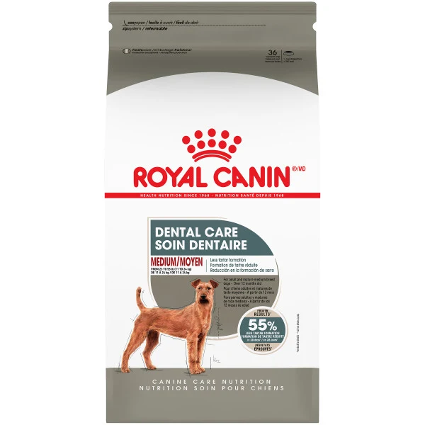 Royal Canin Medium Dental Care Dog Food (28lb)
