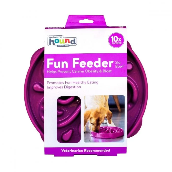 Outward Hound bol ralentisseur mauve