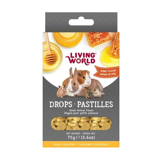 Living World Small Animal Drops - Honey Flavour - 75 g (2.6 oz)