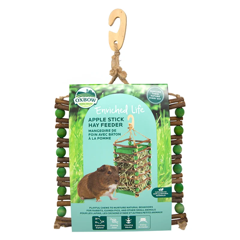 Oxbow Enriched Life - Apple Stick Hay Feeder