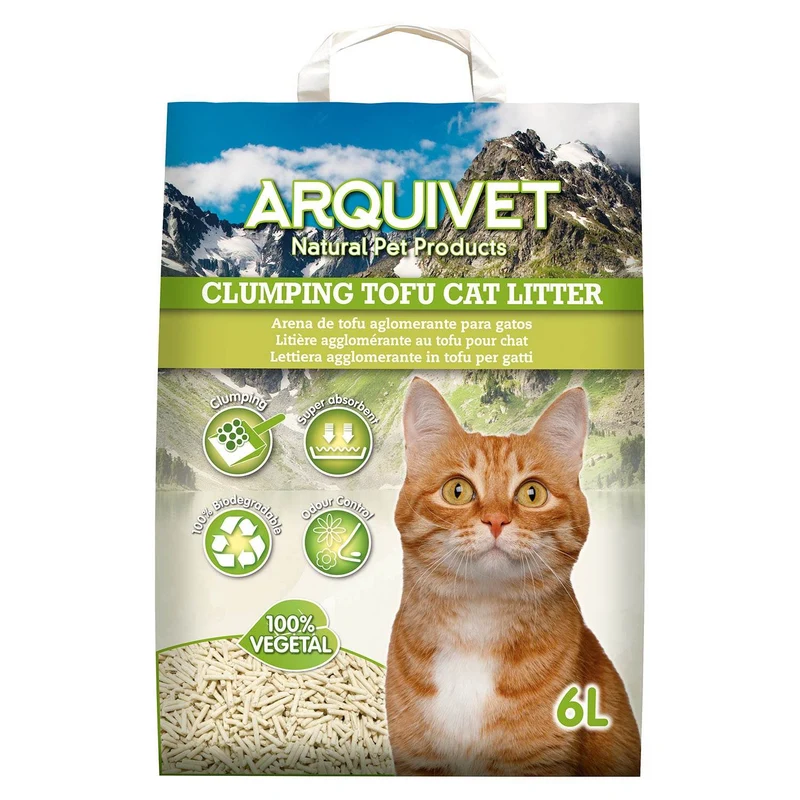Clumping Tofu Cat Litter - Arena aglomerante de tofu