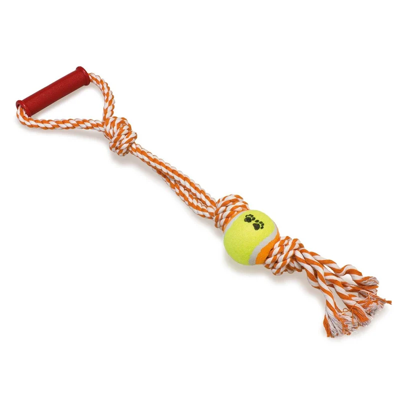 Nudo de algodón con tirador y pelota