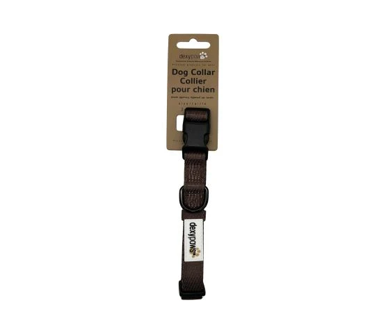 Dexypaws Collier En Polyester Pour Chien, Espresso