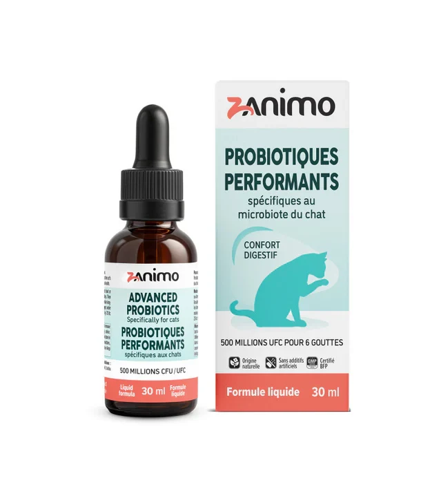 Zanimo - Probiotiques Performants - Chat - 30ml