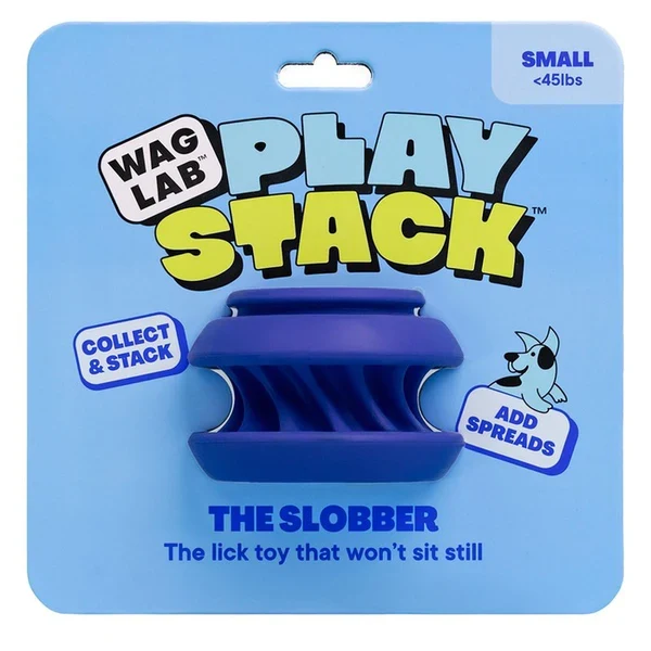 Waglab - Jouet - Chien - Le Slobber - Bleu