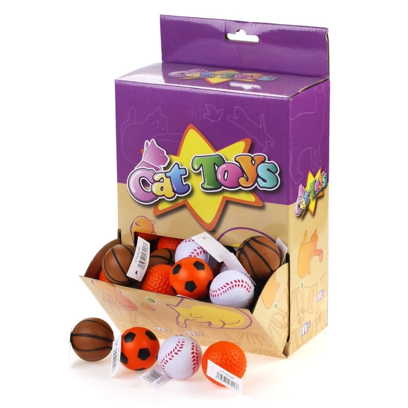 Wonpet - Jouet - Chat - Balle Éponge - Sport