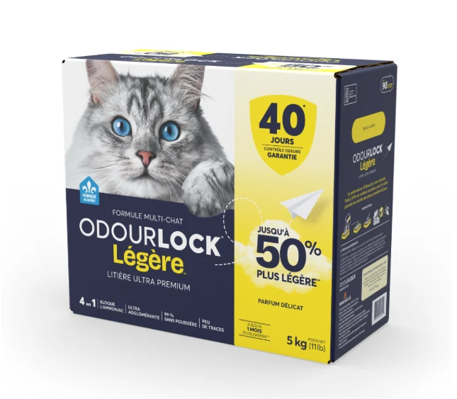 Litière pour chat Intersand OdourLock Légère