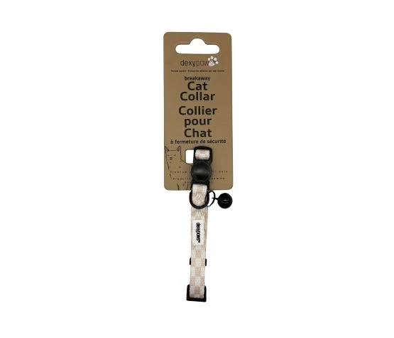 Dexypaws Collier En Polyester Pour Chat, Motifs à Carreaux Et Coeurs