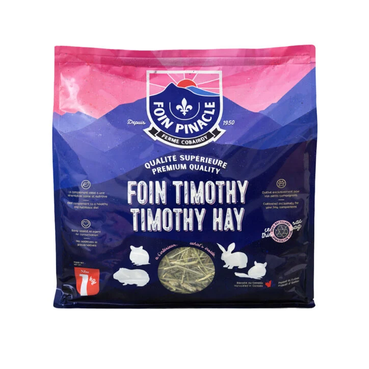Foin Pinacle - Foin - Timothy - Pour petits Animaux