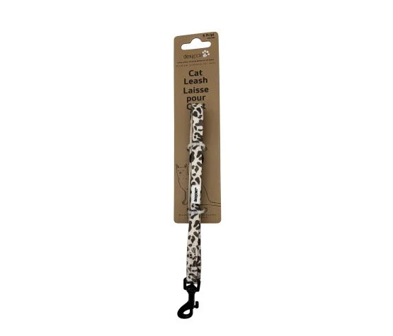 Dexypaws Laisse En Polyester Pour Chat, Motifs Léopard 5'