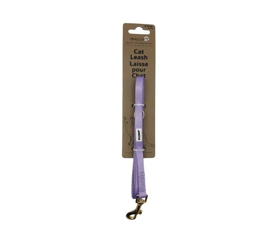 Dexypaws Laisse En Polyester Pour Chat, Lilas 5'