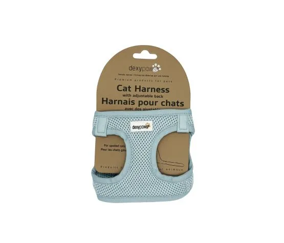 Dexypaws Harnais En Néoprène Pour Chat, Bleu Ciel