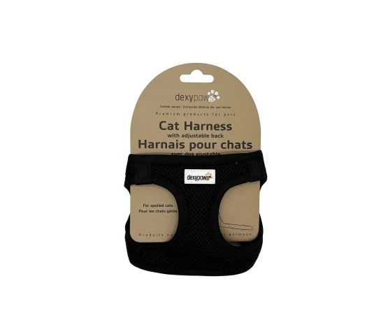 Dexypaws Harnais En Néoprène Pour Chat, Noir
