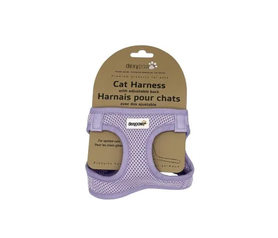 Dexypaws Harnais En Néoprène Pour Chat, Lilas