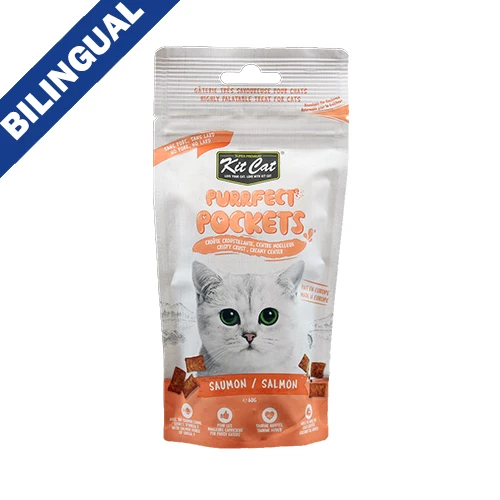 Kit Cat - Purrfect Pockets - Gâterie - Saumon - 60g - Chat
