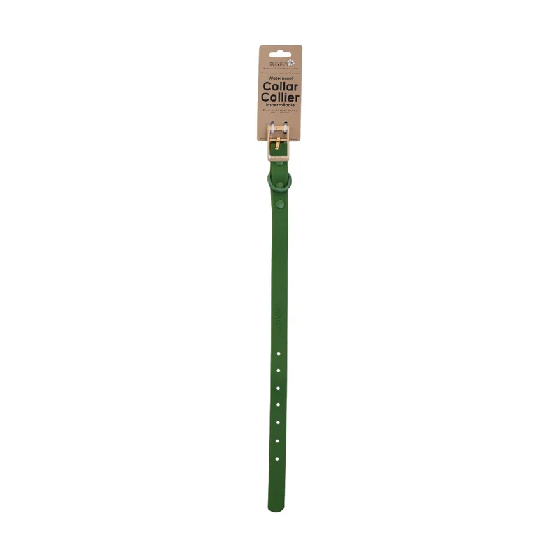 Dexypaws Collier imperméable pour chien - Vert camouflage