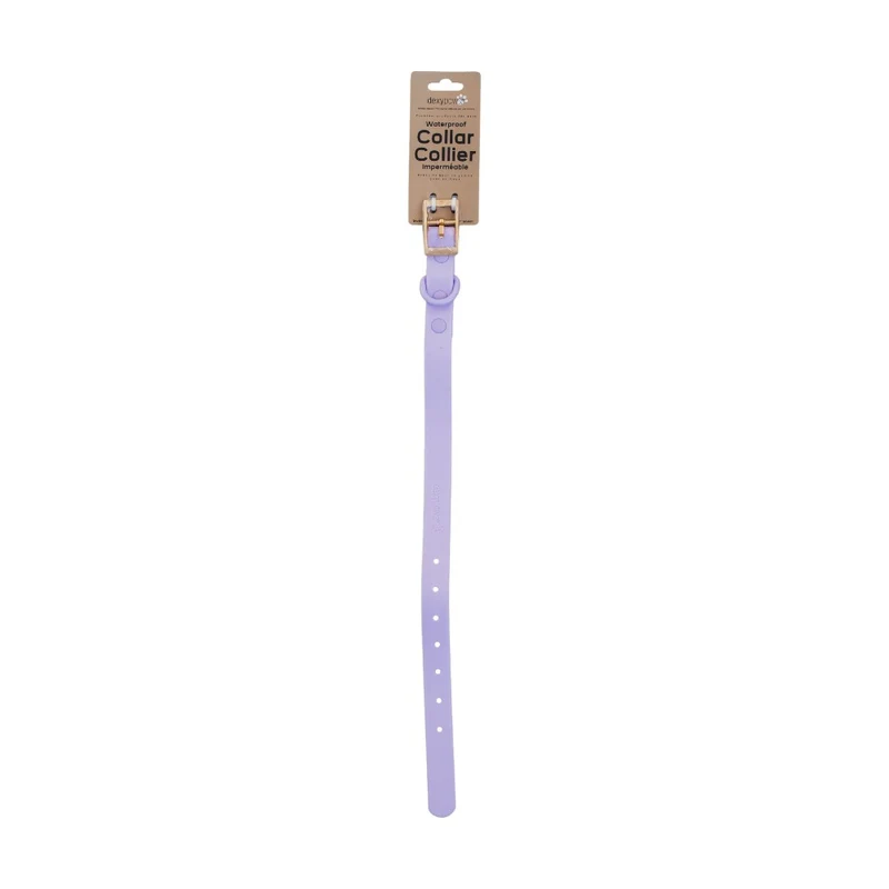 Dexypaws Collier imperméable pour chien - Lilas