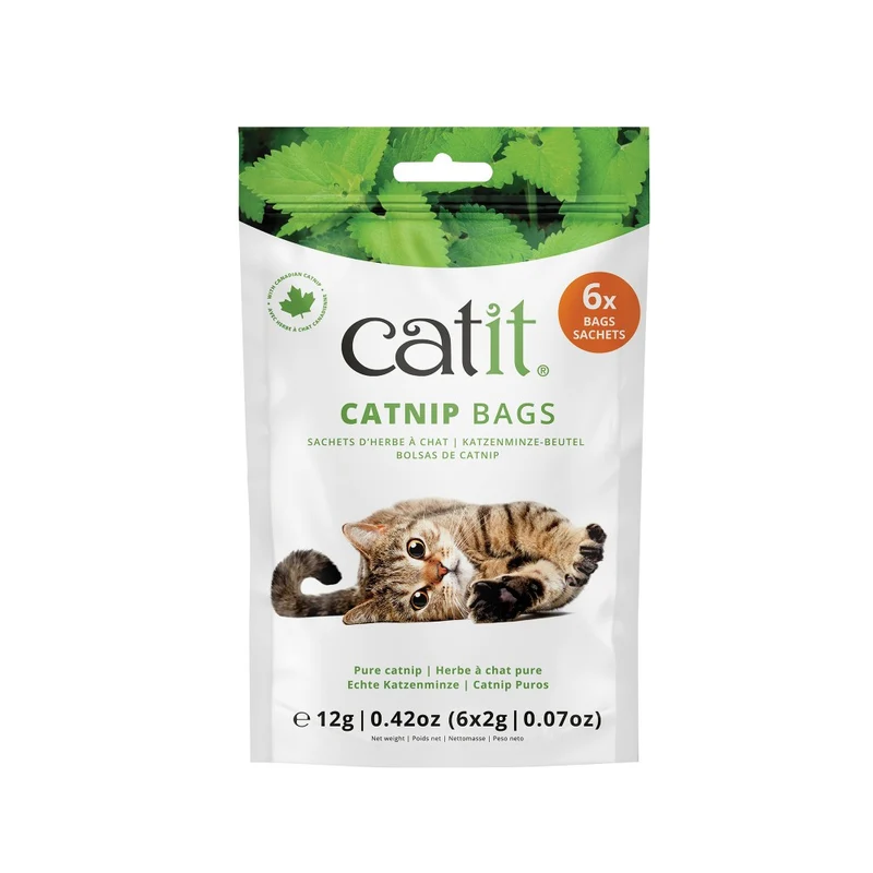 Catit Sachets d’herbe à chat - Paquet de 6