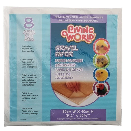 Living World Gravel Paper 8-pack40 cm x 39 cm, Large