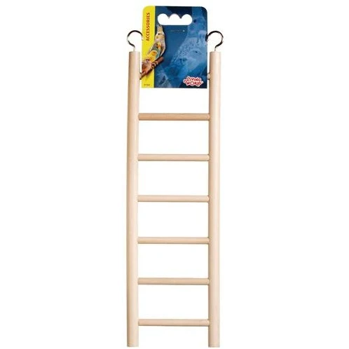 Living World Wooden Bird Ladder 7 Steps 30 cm (12") Long