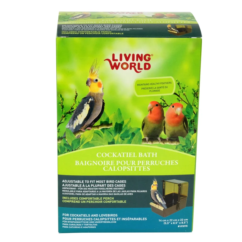 Living World Cockatiel Bath