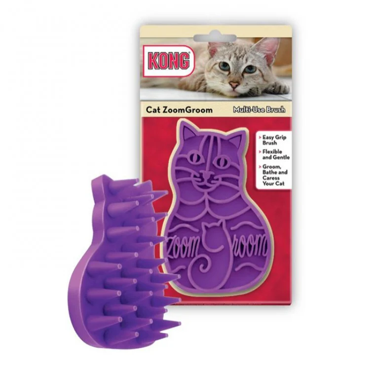 Kong Zoomgroom Cat Grooming Brush Tool