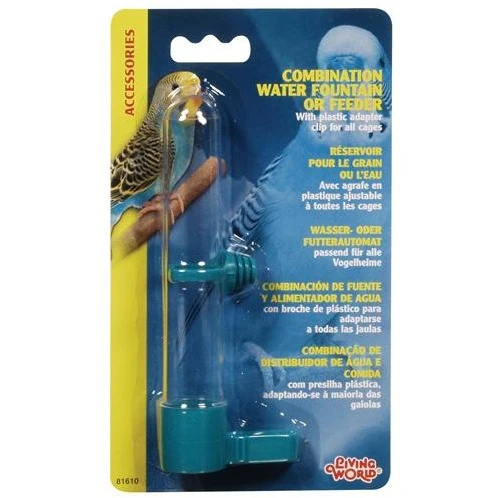 Living World Combination Water Fountain or Feeder Medium