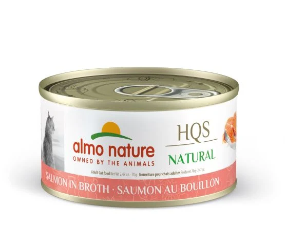 Almo Nature - HQS Nature - Saumon au bouillon - 70gr - Chat