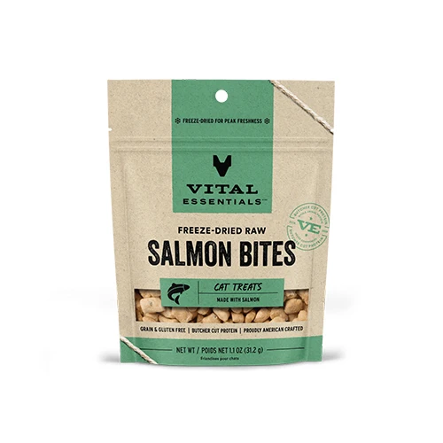 Vital essential - Gâterie - Lyophilisées - Saumon - 1.1oz - Chat