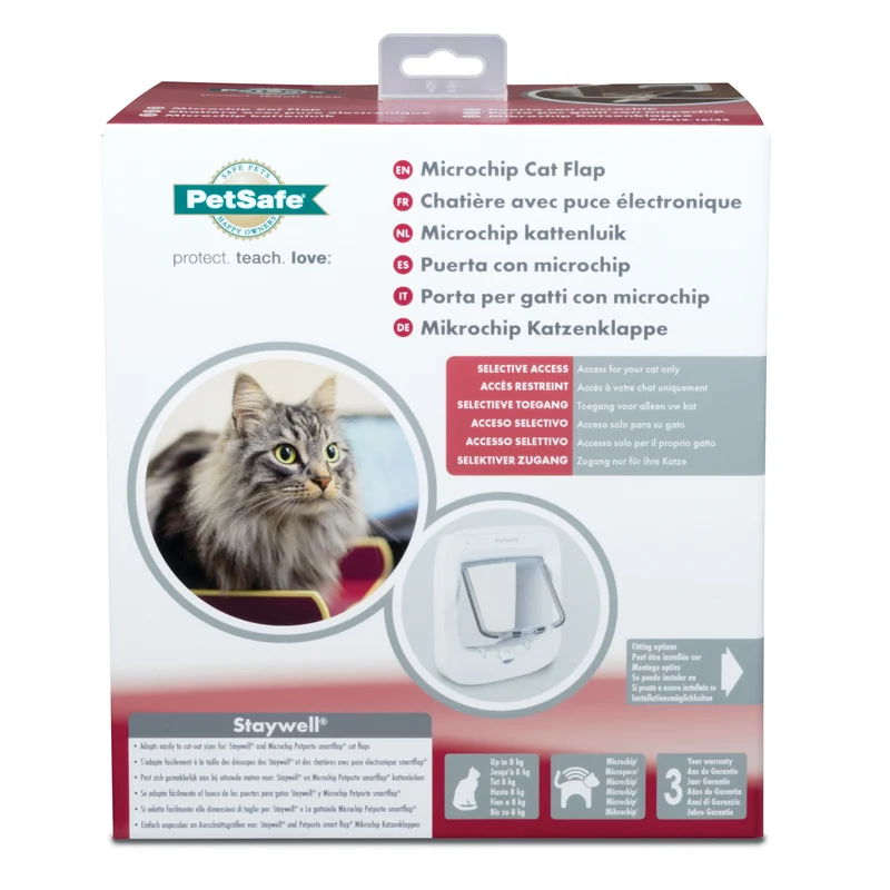 Chatière avec puce électronique pour chat modele ppa19-16145