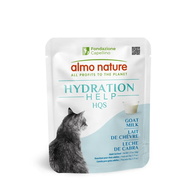 Almo Nature HQS Hydratation Help chat - Lait de chèvre 50g