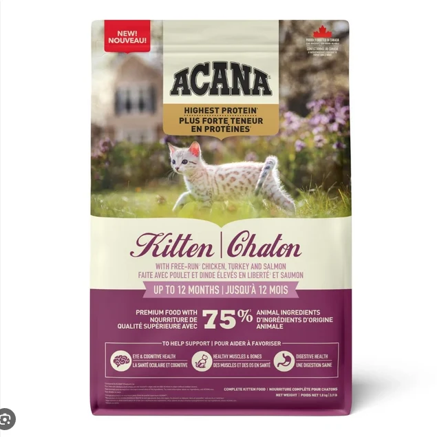 Acana - Chaton - Haute Protéine - 1.8kg